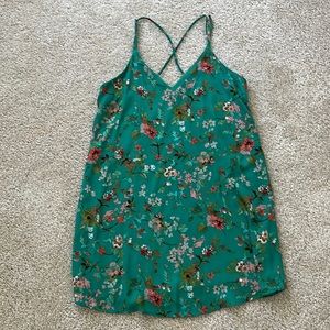 Strappy floral dress